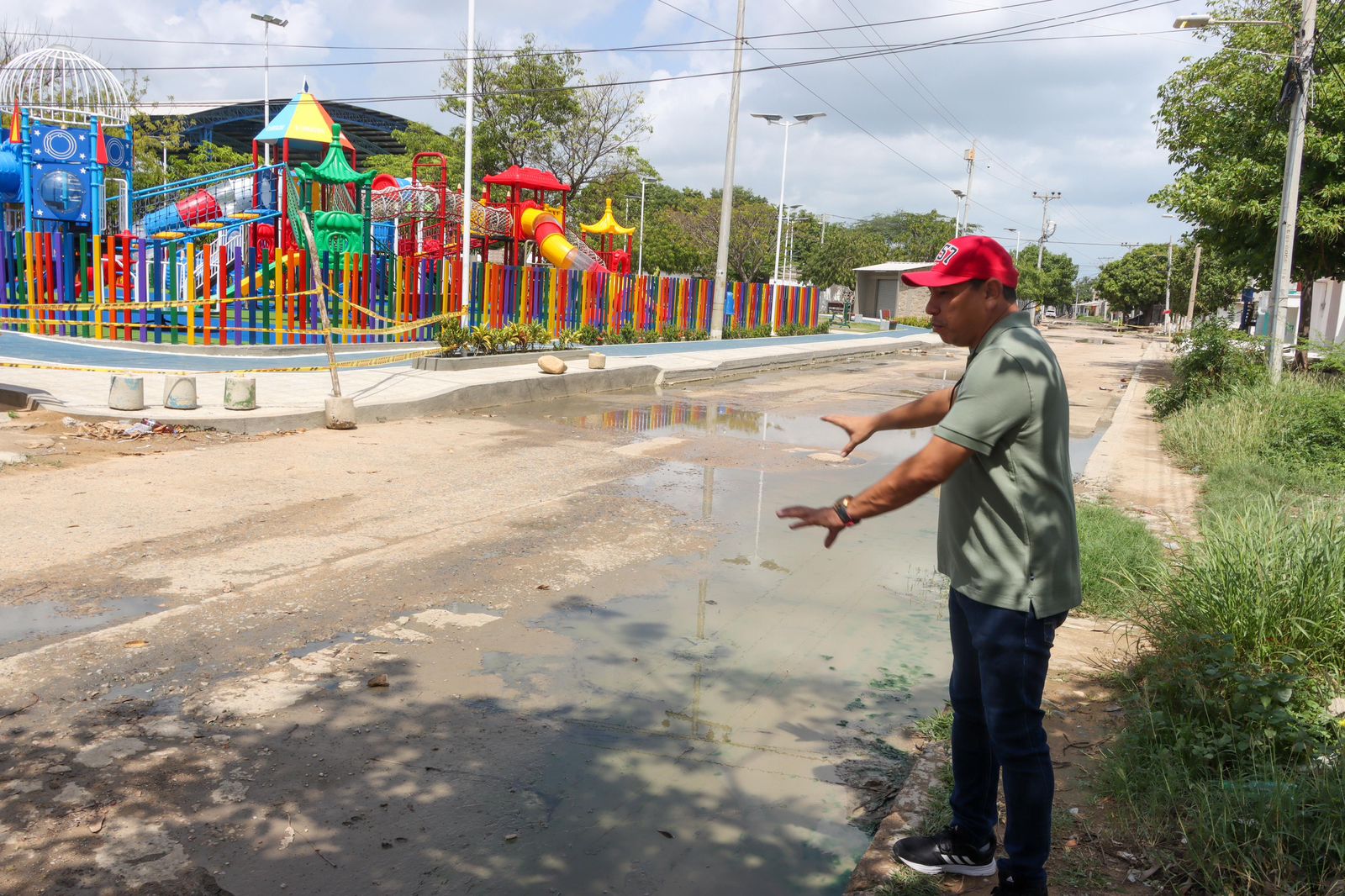 imagen de Inician obras en la Calle 27B, vía de acceso al parque Las Tunas